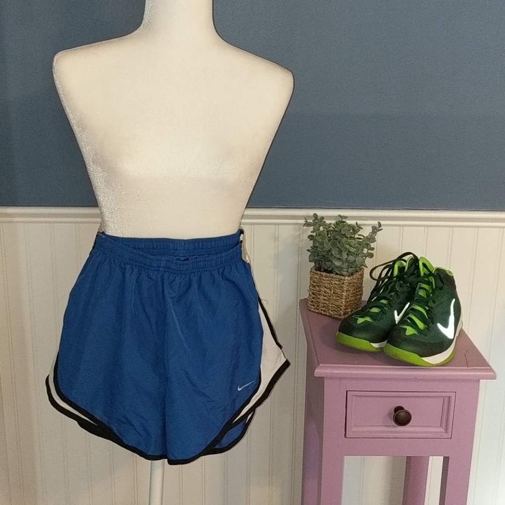 Blue nike shorts